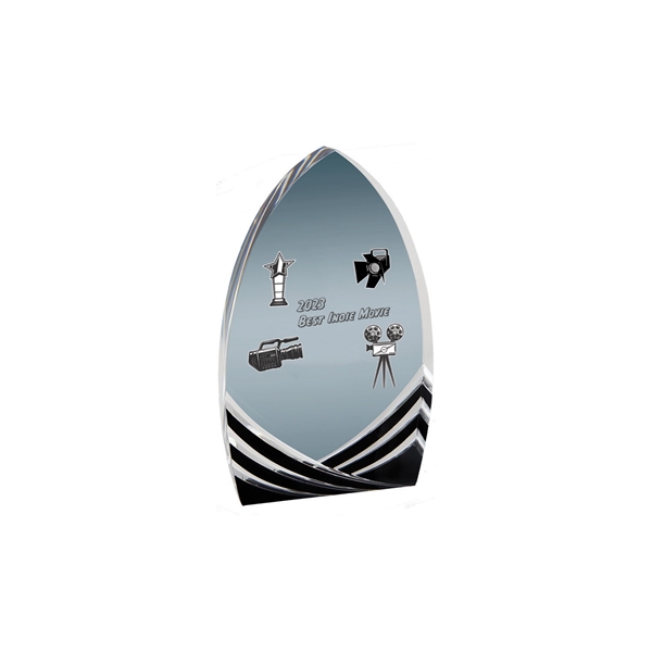 7" Black Cathedral Soaring Acrylic Award - 7" Black Cathedral Soaring Acrylic Award - Image 2 of 2