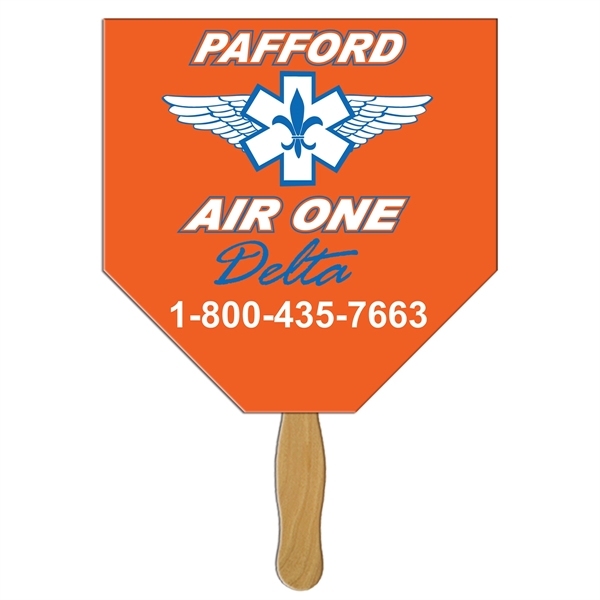 Home Plate Hand Fan Full Color (1 Side) - Home Plate Hand Fan Full Color (1 Side) - Image 0 of 0