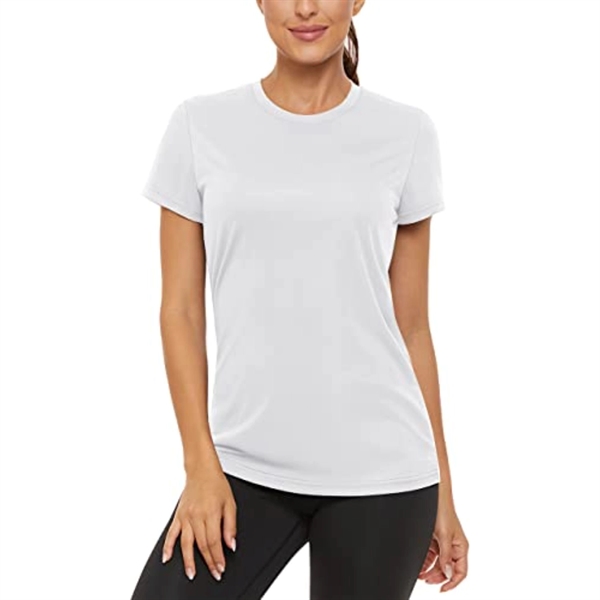 Women's Performance Blank Sublimation Short Sleeve T-Shirt - Women's Performance Blank Sublimation Short Sleeve T-Shirt - Image 0 of 1
