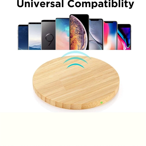 Bamboo Wireless Charger Pad - Bamboo Wireless Charger Pad - Image 1 of 4
