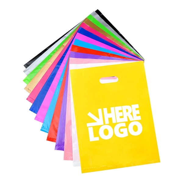 MOQ 100 Die Cut Plastic Handle Bag - MOQ 100 Die Cut Plastic Handle Bag - Image 0 of 0
