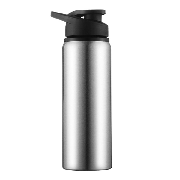 Stainless Steel Water Bottle with Lid - Stainless Steel Water Bottle with Lid - Image 1 of 3