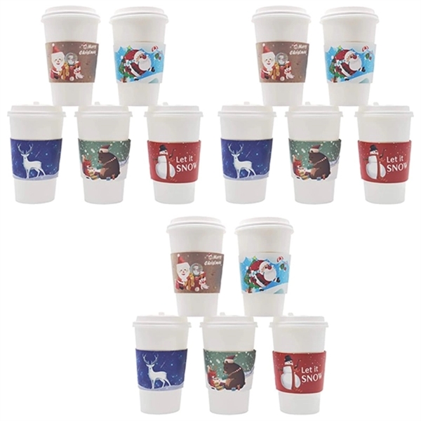 Double Layer Craft Paper Coffee Cup Sleeves - Double Layer Craft Paper Coffee Cup Sleeves - Image 0 of 0