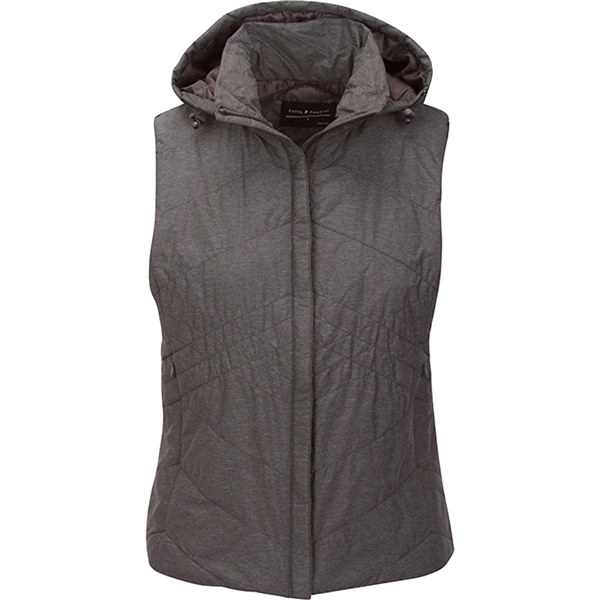 Ladies Jupiter Puffer Hooded Vest - Ladies Jupiter Puffer Hooded Vest - Image 10 of 10