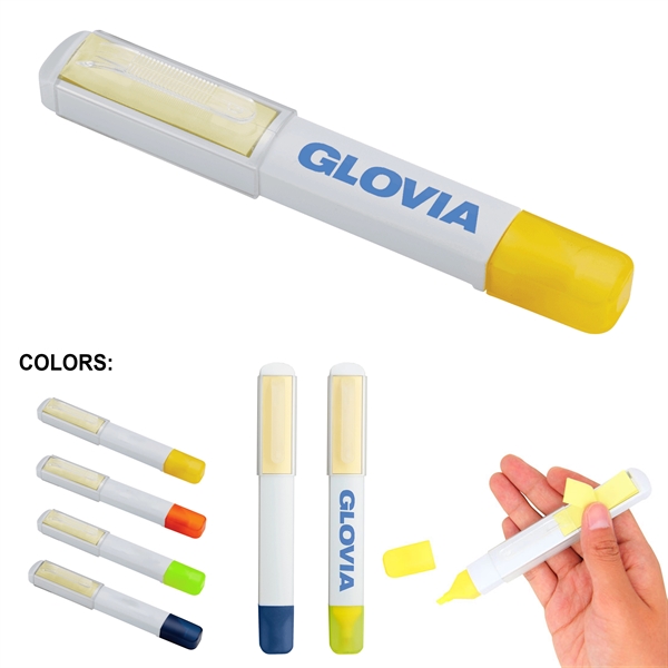 Sprinters Highlighter With Sticky Notes - Sprinters Highlighter With Sticky Notes - Image 0 of 3