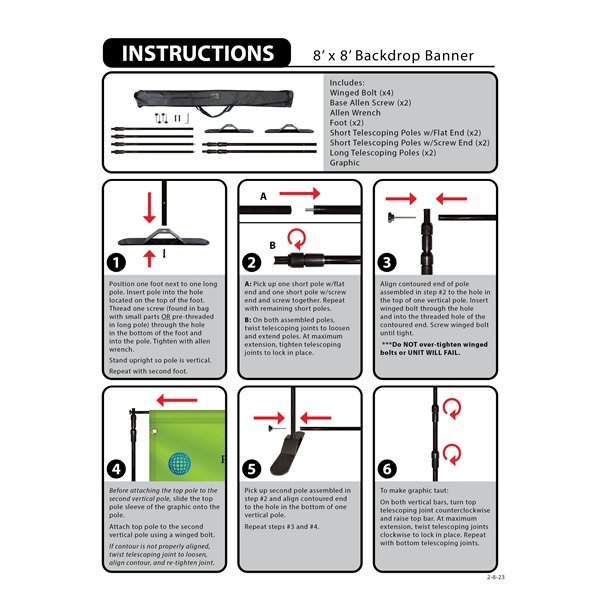 Backdrop Banner Hardware (Banner not included) - Backdrop Banner Hardware (Banner not included) - Image 2 of 2