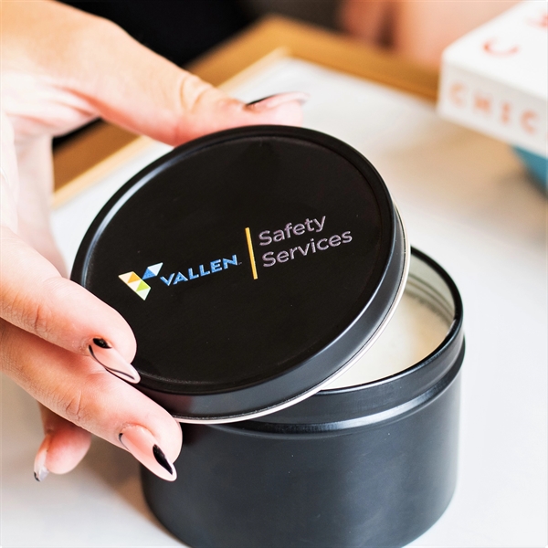 Scented Soy Wax 8oz Candle with Tin and Gift Box - Scented Soy Wax 8oz Candle with Tin and Gift Box - Image 2 of 5