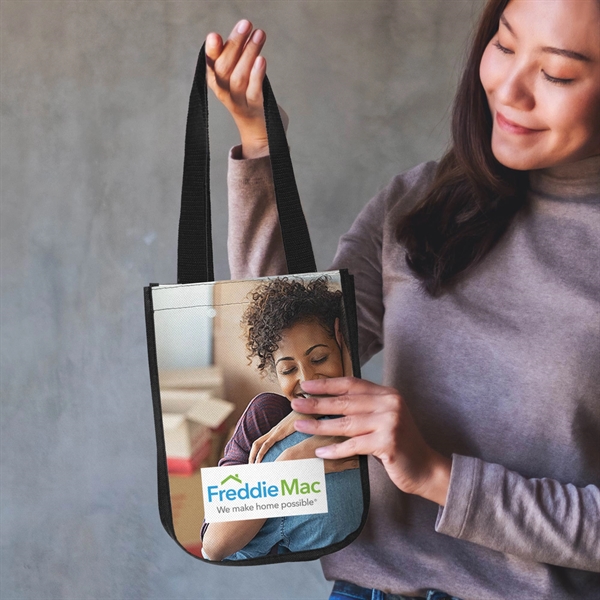 9" x 12" Laminated Full-Color Tote Bag - 9" x 12" Laminated Full-Color Tote Bag - Image 2 of 2