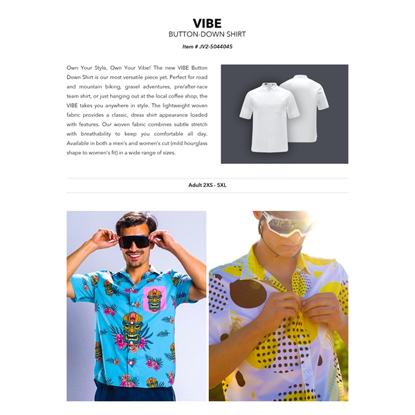 VIBE Premium Button Down Shirt - VIBE Premium Button Down Shirt - Image 3 of 20