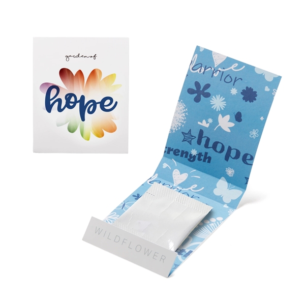 Blue Garden of Hope Seed Matchbook - Blue Garden of Hope Seed Matchbook - Image 0 of 1
