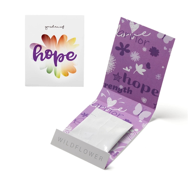 Purple Garden of Hope Seed Matchbook - Purple Garden of Hope Seed Matchbook - Image 0 of 1