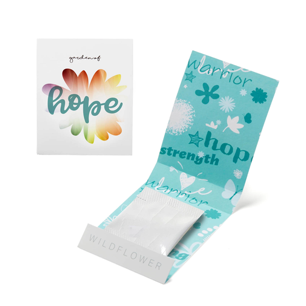 Teal Garden of Hope Seed Matchbook - Teal Garden of Hope Seed Matchbook - Image 0 of 1