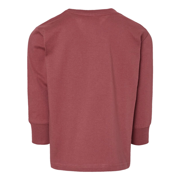 Rabbit Skins Toddler Fine Jersey Long Sleeve Tee - Rabbit Skins Toddler Fine Jersey Long Sleeve Tee - Image 34 of 44