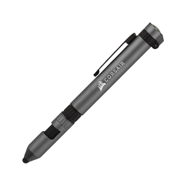 Crossroads Outdoor Multi-Tool Pen With LED Light - Crossroads Outdoor Multi-Tool Pen With LED Light - Image 1 of 1