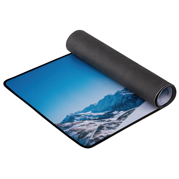 XL Mouse Pad Desk Mat w/Stitched Edges and Sublimation - XL Mouse Pad Desk Mat w/Stitched Edges and Sublimation - Image 4 of 4