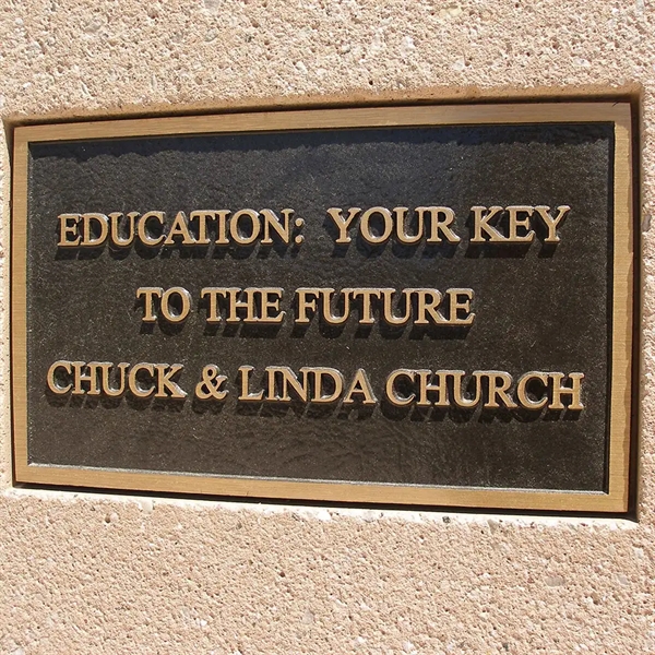 Bronze Plaque 14"x12" - Bronze Plaque 14"x12" - Image 4 of 5