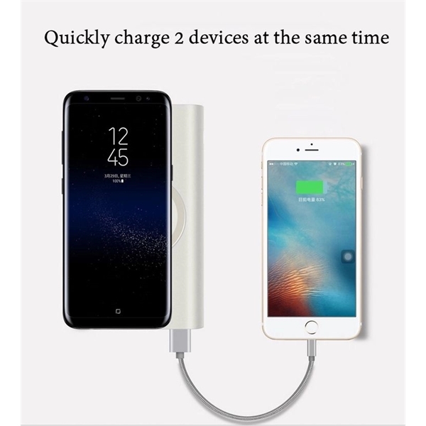 10000mah Wireless Qi Charger , Power bank for mobile phone - 10000mah Wireless Qi Charger , Power bank for mobile phone - Image 7 of 8