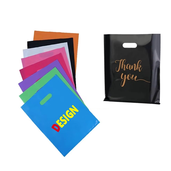 Plastic Shopping Bag With Die Cut Handle - Plastic Shopping Bag With Die Cut Handle - Image 0 of 0