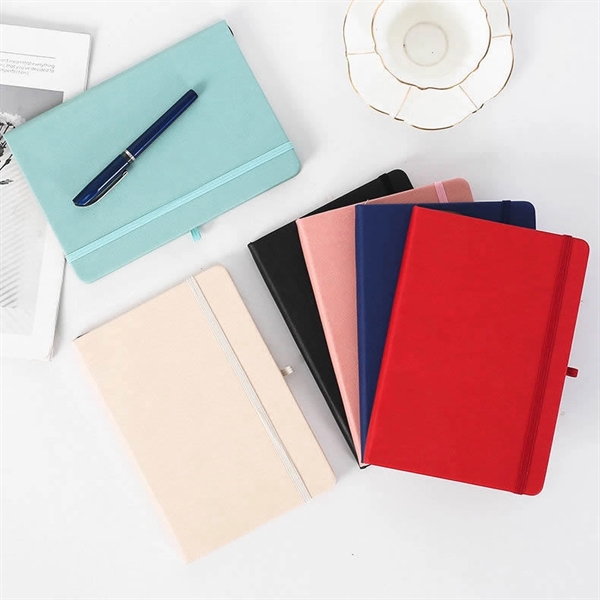 A5 Hardcover Lined Notebook - A5 Hardcover Lined Notebook - Image 2 of 5