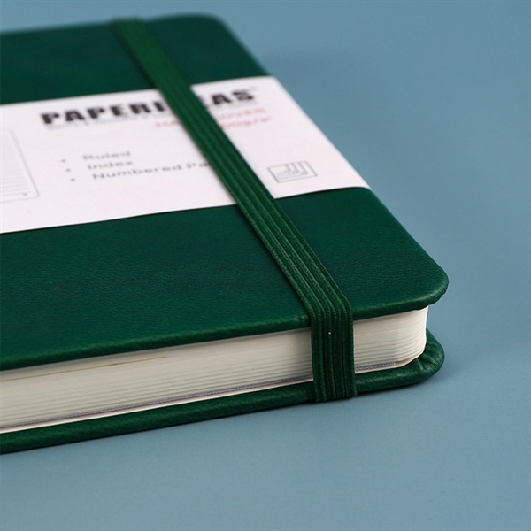 A5 Hardcover Lined Notebook - A5 Hardcover Lined Notebook - Image 2 of 4