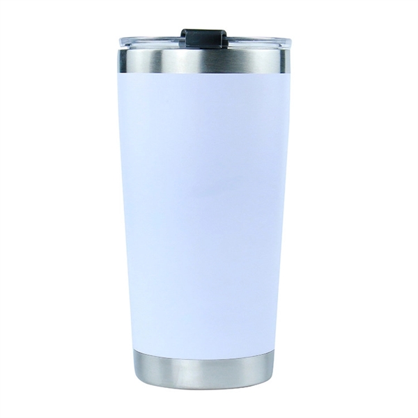 20oz Stainless Steel Vacuum Insulated Tumbler - 20oz Stainless Steel Vacuum Insulated Tumbler - Image 3 of 8