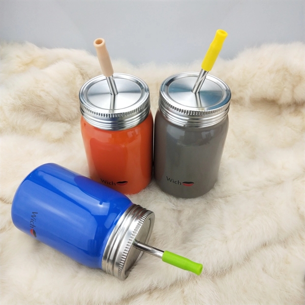 Stainless Steel Mason Jar - Stainless Steel Mason Jar - Image 6 of 7