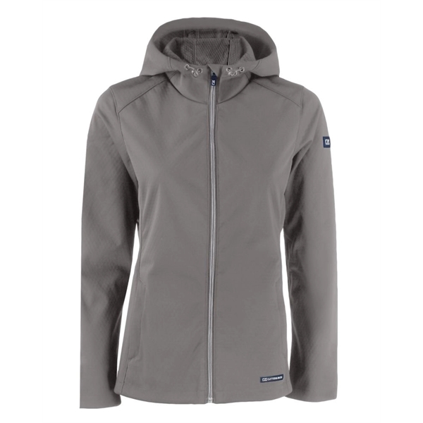 Cutter & Buck Evoke Softshell Recycled Full Zip Womens Ja... - Cutter & Buck Evoke Softshell Recycled Full Zip Womens Ja... - Image 4 of 11