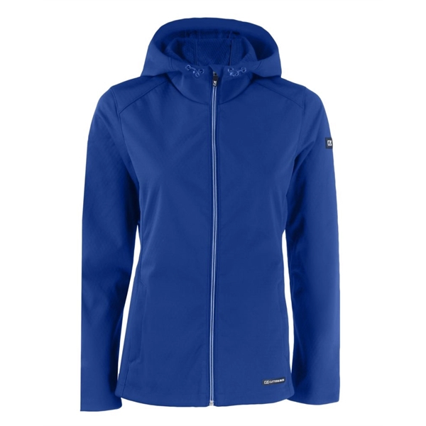 Cutter & Buck Evoke Softshell Recycled Full Zip Womens Ja... - Cutter & Buck Evoke Softshell Recycled Full Zip Womens Ja... - Image 5 of 11