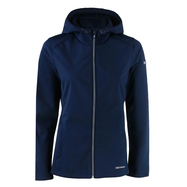 Cutter & Buck Evoke Softshell Recycled Full Zip Womens Ja... - Cutter & Buck Evoke Softshell Recycled Full Zip Womens Ja... - Image 6 of 11