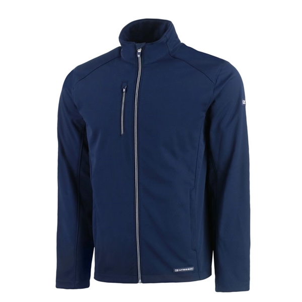 Cutter & Buck Evoke Softshell Recycled Full Zip Mens Jacket - Cutter & Buck Evoke Softshell Recycled Full Zip Mens Jacket - Image 5 of 11