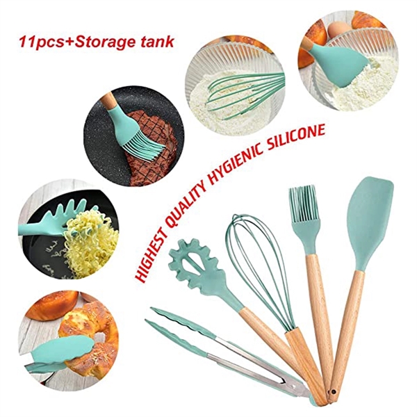 Silicone Cooking Utensils 12 Pcs - Silicone Cooking Utensils 12 Pcs - Image 1 of 5