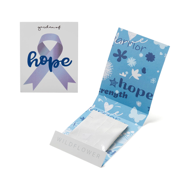 Blue Ribbon Garden of Hope Seed Matchbook - Blue Ribbon Garden of Hope Seed Matchbook - Image 0 of 1
