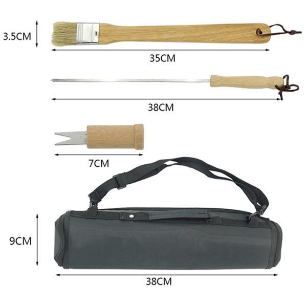 10-Piece Bbq Barbecue Tool Set - 10-Piece Bbq Barbecue Tool Set - Image 2 of 2