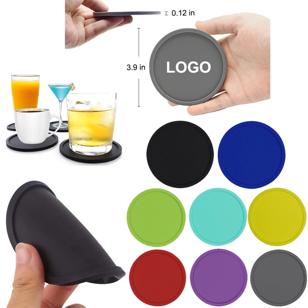 Silicone Heat Resistant Drinks Coaster for Mug/Cup/Bottle - Silicone Heat Resistant Drinks Coaster for Mug/Cup/Bottle - Image 0 of 1