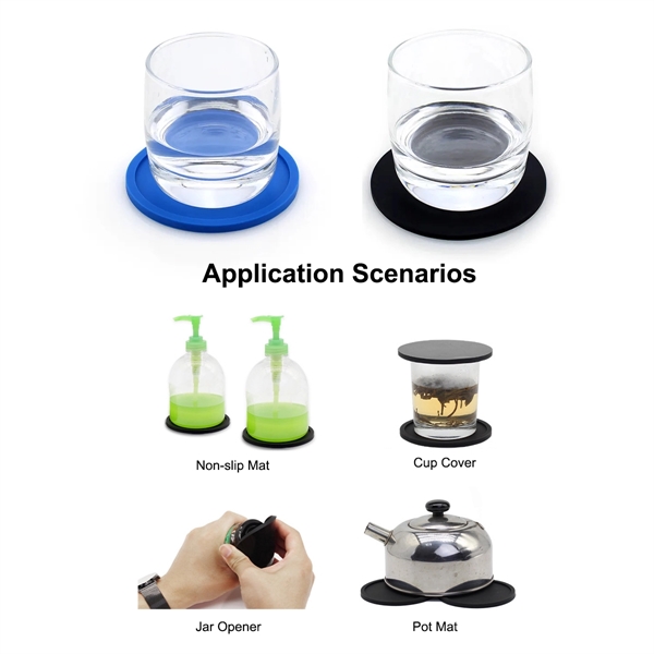 Silicone Heat Resistant Drinks Coaster for Mug/Cup/Bottle - Silicone Heat Resistant Drinks Coaster for Mug/Cup/Bottle - Image 1 of 1