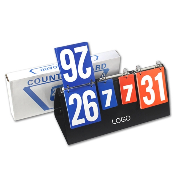 Tabletop Flip Scoreboard - Tabletop Flip Scoreboard - Image 0 of 4