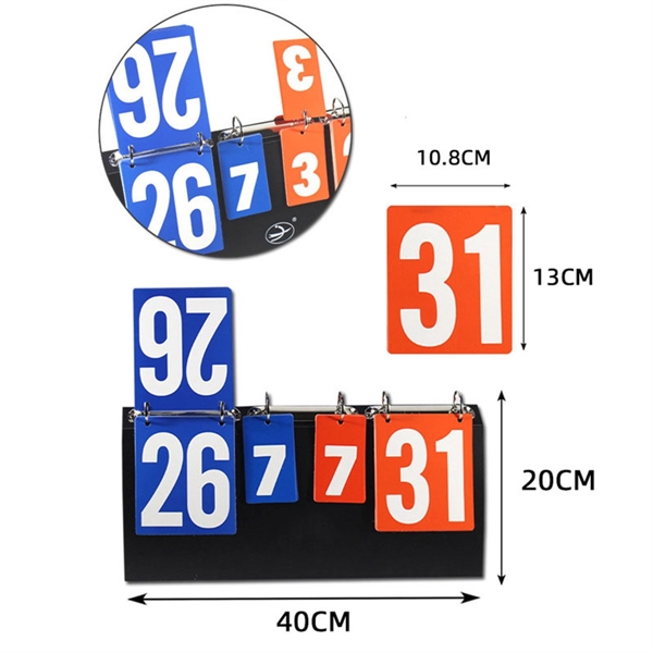 Tabletop Flip Scoreboard - Tabletop Flip Scoreboard - Image 1 of 4