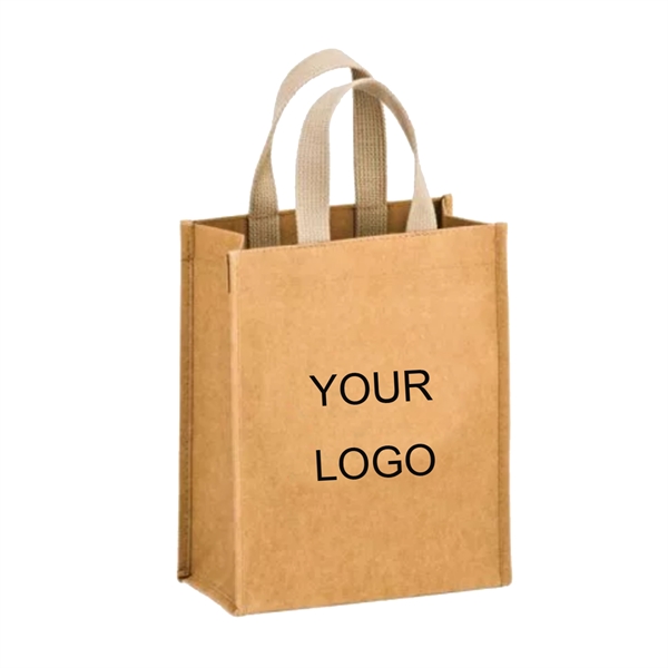 Washable Kraft Paper Fabric Tote Bag - Washable Kraft Paper Fabric Tote Bag - Image 0 of 0