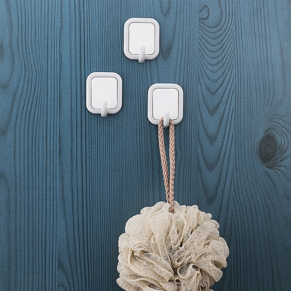 Custom Printed Square Adhesive Hooks - Custom Printed Square Adhesive Hooks - Image 3 of 3