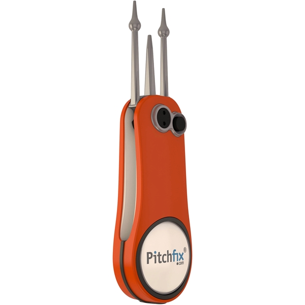 Pitchfix Fusion 2.5 Golf Divot Tool with Ball Marker - Pitchfix Fusion 2.5 Golf Divot Tool with Ball Marker - Image 0 of 1