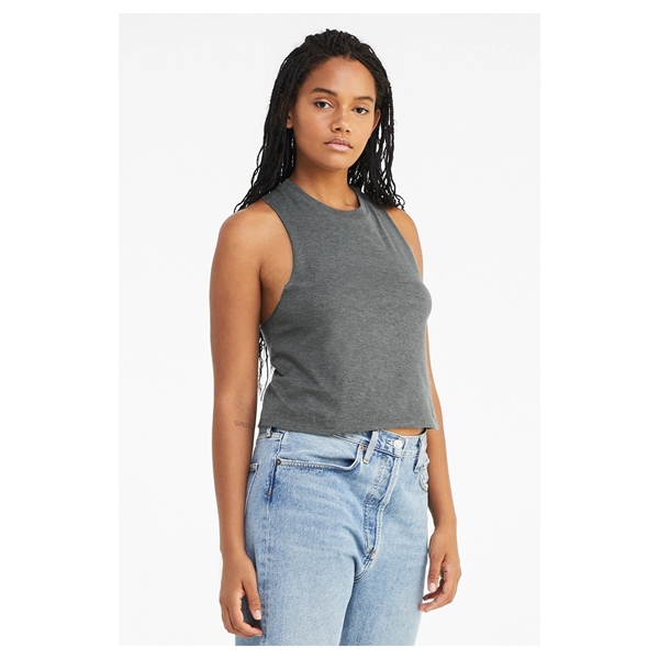 Bella + Canvas Ladies' Racerback Cropped Tank - Bella + Canvas Ladies' Racerback Cropped Tank - Image 44 of 116