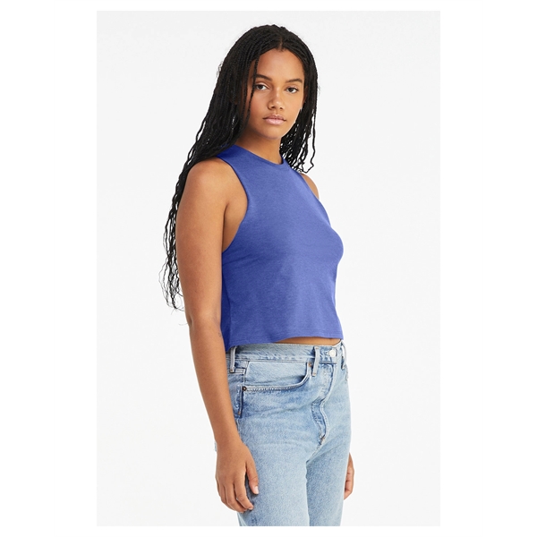 Bella + Canvas Ladies' Racerback Cropped Tank - Bella + Canvas Ladies' Racerback Cropped Tank - Image 49 of 116