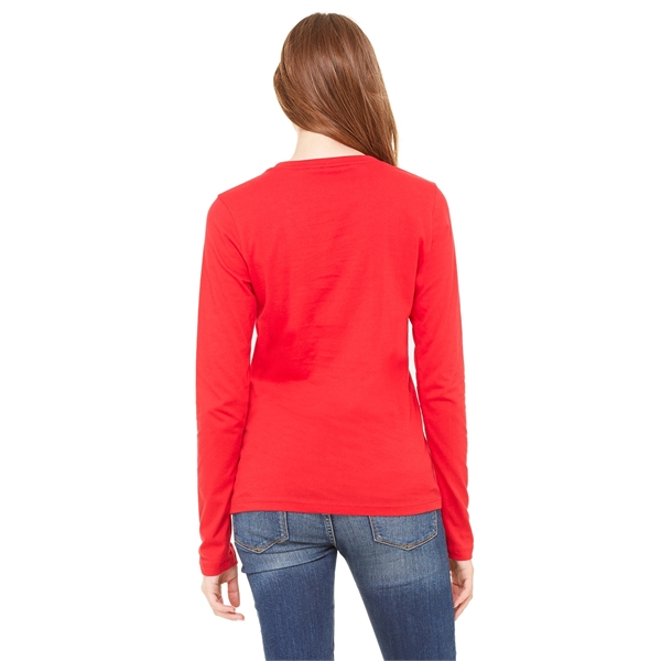 Bella + Canvas Ladies' Jersey Long-Sleeve T-Shirt - Bella + Canvas Ladies' Jersey Long-Sleeve T-Shirt - Image 20 of 68