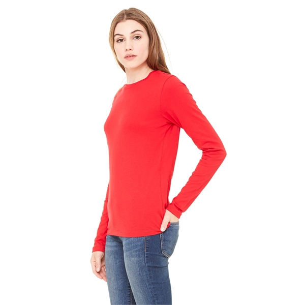 Bella + Canvas Ladies' Jersey Long-Sleeve T-Shirt - Bella + Canvas Ladies' Jersey Long-Sleeve T-Shirt - Image 21 of 68