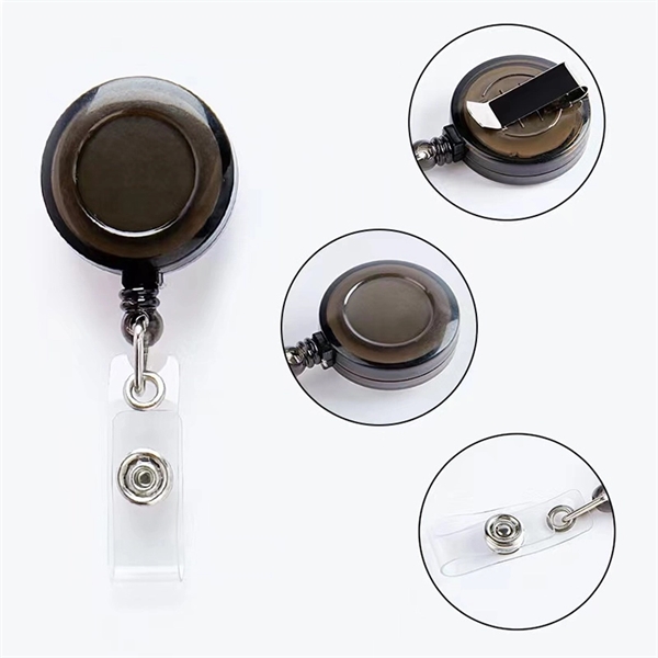 Colored Retractable Badge Holder - Colored Retractable Badge Holder - Image 4 of 4