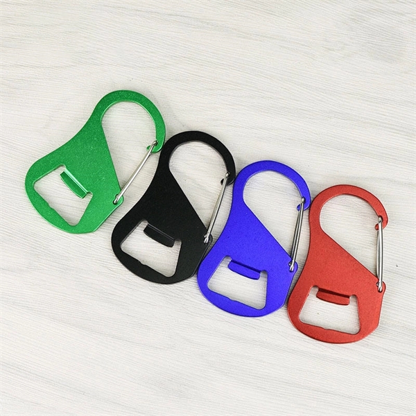 Aluminum Carabiner with Bottle Opener - Aluminum Carabiner with Bottle Opener - Image 4 of 9