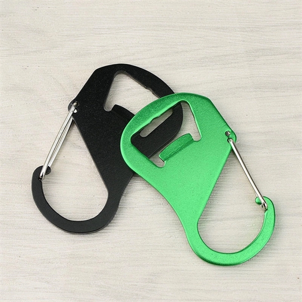 Aluminum Carabiner with Bottle Opener - Aluminum Carabiner with Bottle Opener - Image 5 of 9