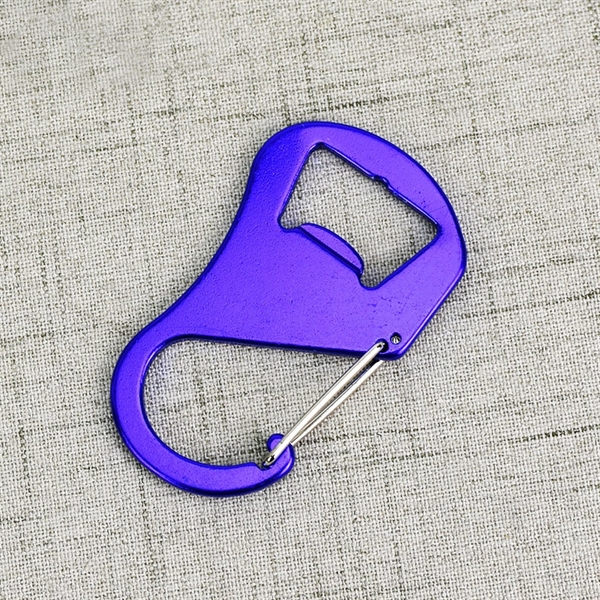 Aluminum Carabiner with Bottle Opener - Aluminum Carabiner with Bottle Opener - Image 7 of 9