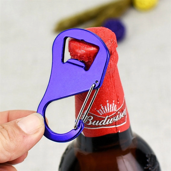 Aluminum Carabiner with Bottle Opener - Aluminum Carabiner with Bottle Opener - Image 8 of 9