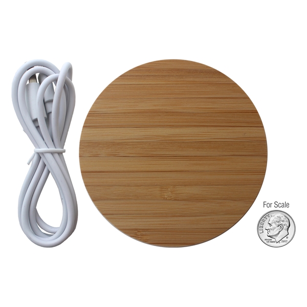 iDisc Bamboo 15W Wireless Charger - iDisc Bamboo 15W Wireless Charger - Image 7 of 7